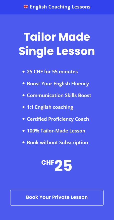 55-MIN. PROFESSIONAL ENGLISH COACHING
