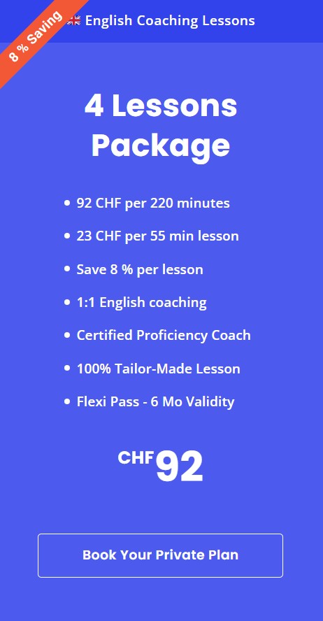 Professional English Coaching Mastery (4x 55-Min. Lessons) | EXECUTIVE ORAL ACCELERATOR